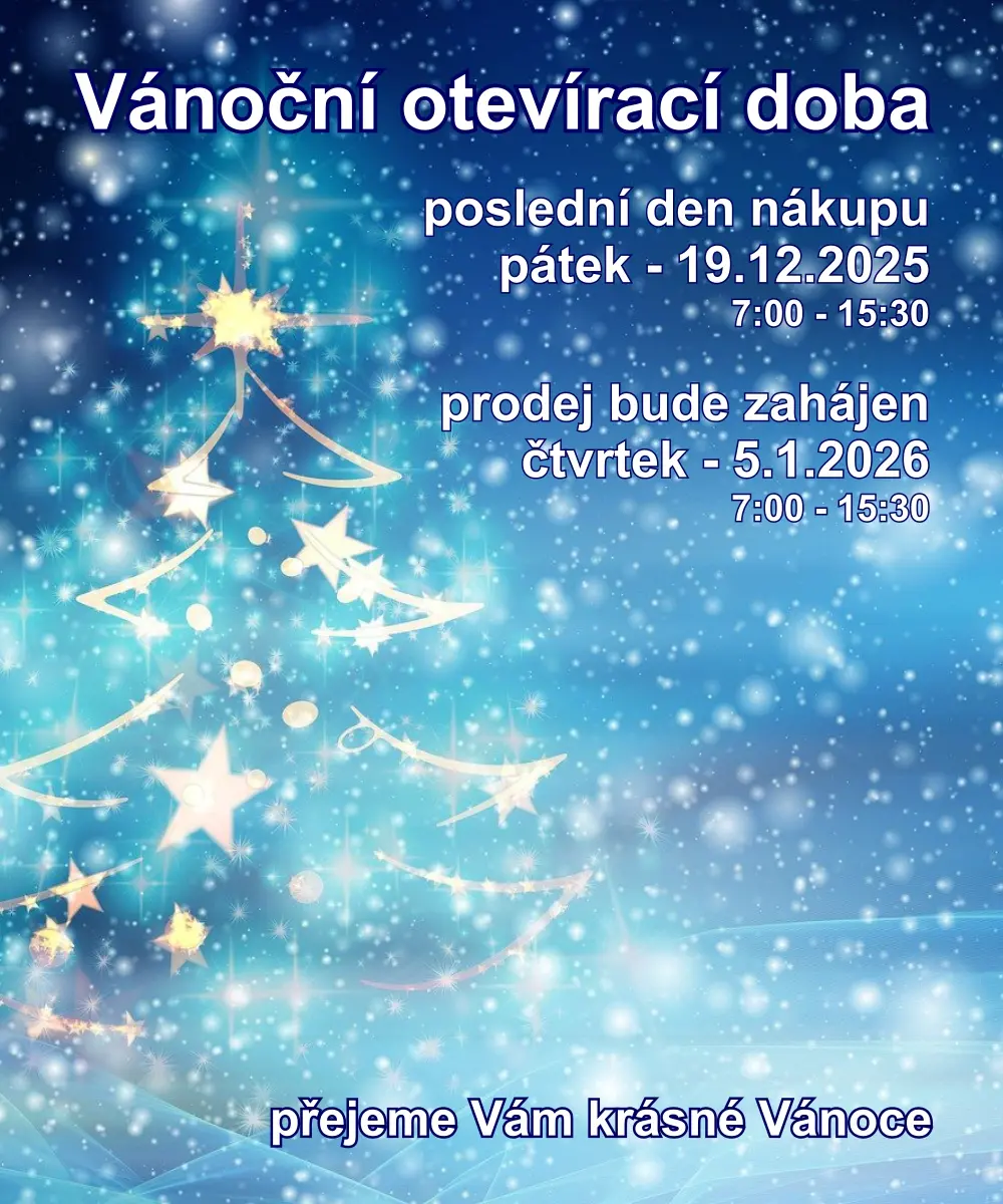 Vánoční provozní doba